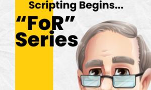 FoR Series: Scripting Begins